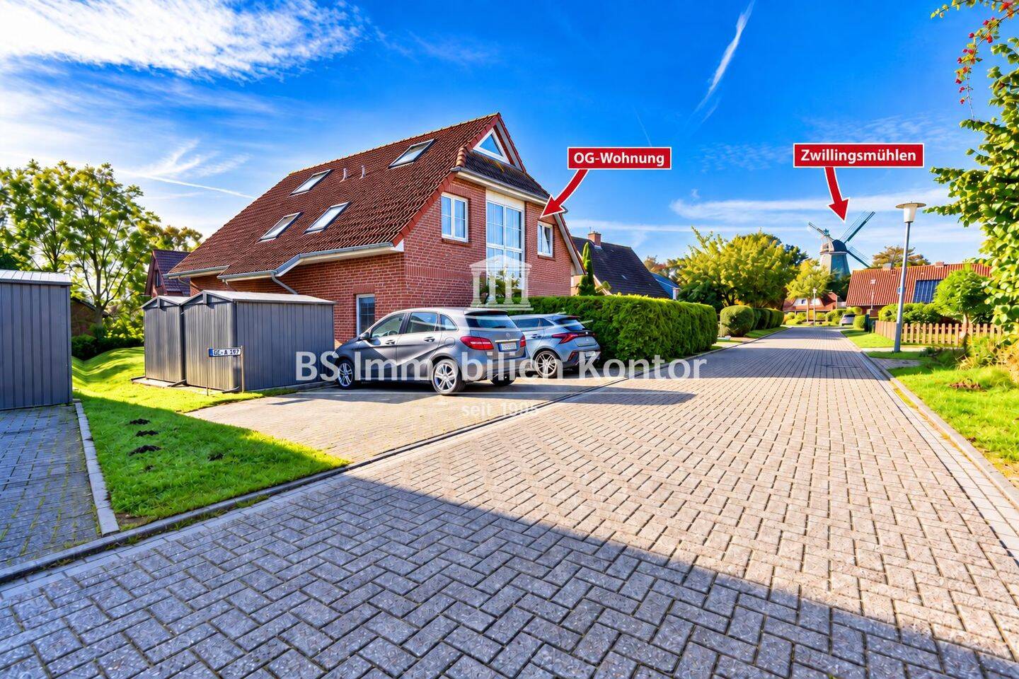 Greetsiel – Mühlenblick! Top gepflegte, möblierte OG-Wohnung mit Balkon und PKW-Einstellplatz!, 26736 Krummhörn