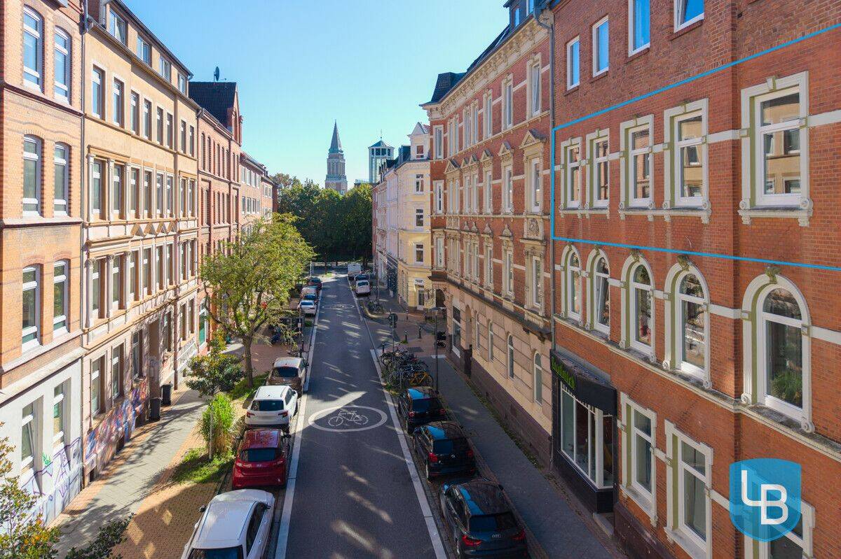 Wohnen mit Charme! Modernisierte 4- Zimmer Altbauperle in zentraler Lage, 24103 Kiel (Altstadt Damperhof Exerzierplatz Vorstadt)