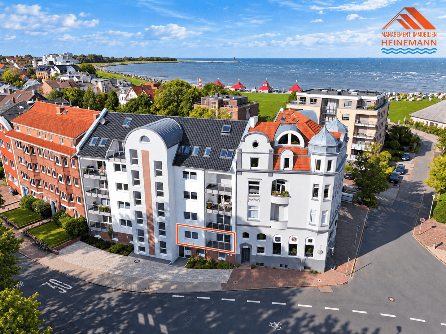 Wohnen nahe der Grimmershörnbucht – moderner Neubau mit zwei Loggien, 27472 Cuxhaven