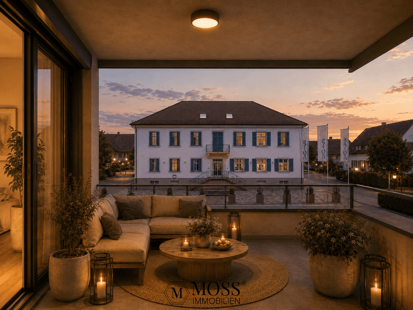 Zentral wohnen, besonders genießen – 2 Zimmer mit Rathausblick, 79367 Weisweil