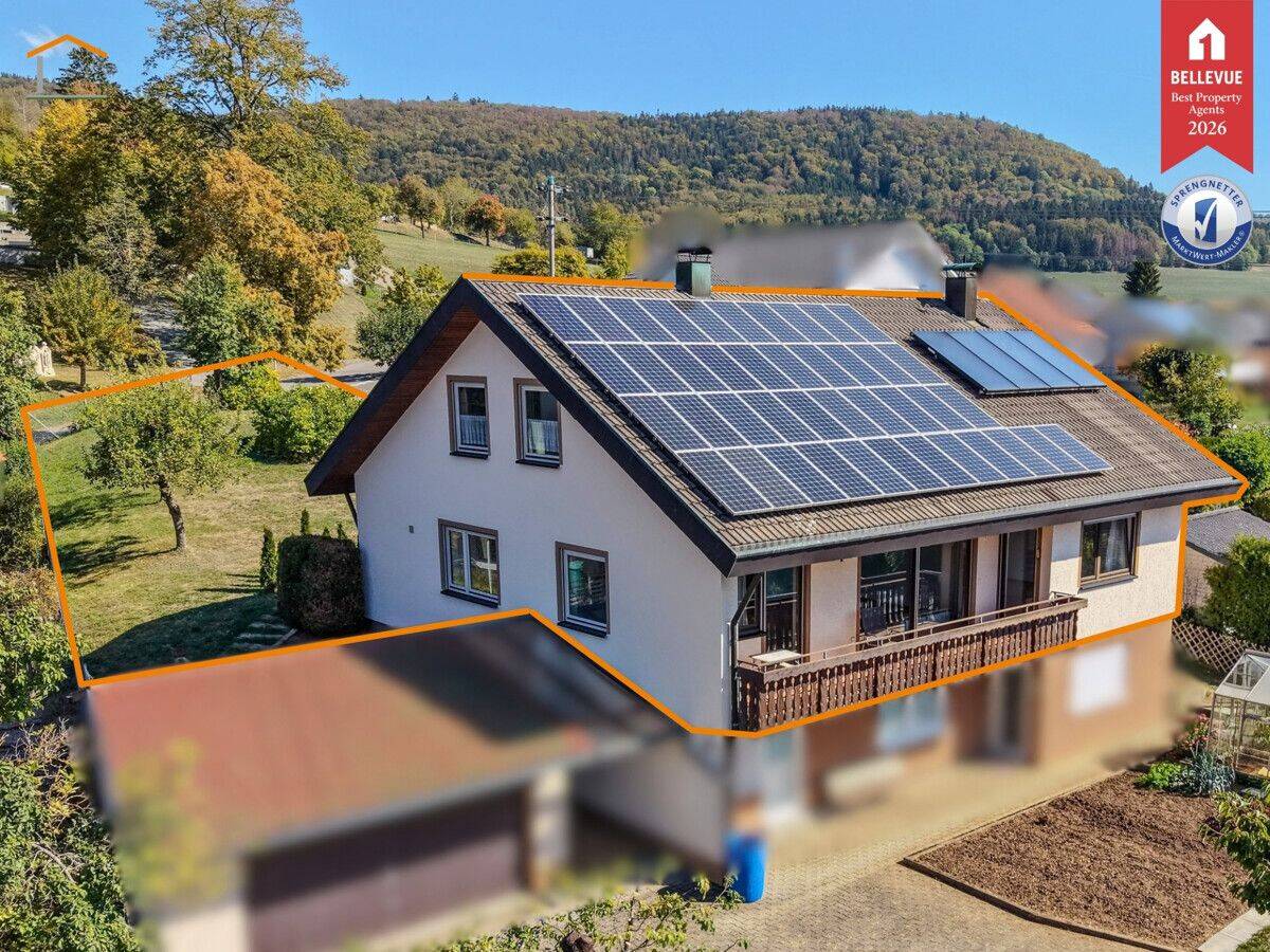 Haus in Balgheim zur Miete! 140 m² mit eigenem Garten, zwei Balkonen & Kachelofen., 78582 Balgheim