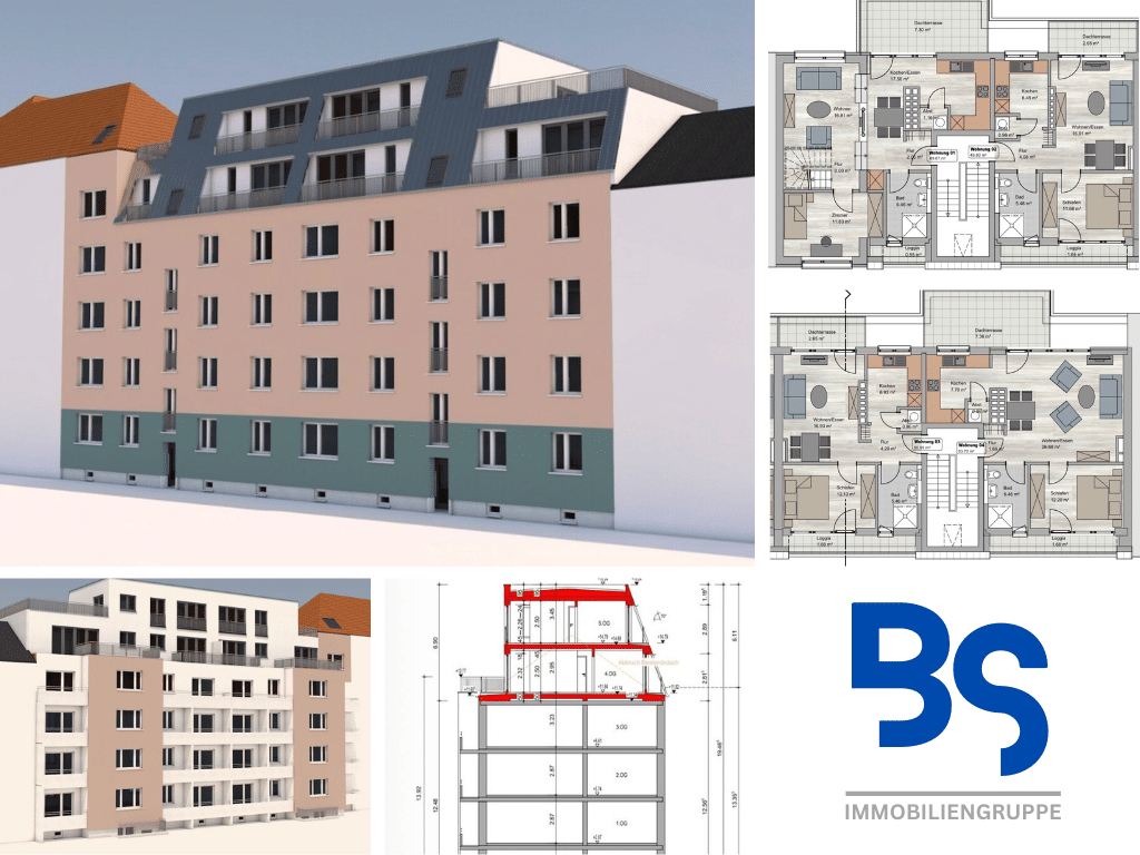 Projektentwickler gesucht: mögliches Penthouse-Projekt mit 6 Einheiten in beliebter Lage von Kiel, 24105 Kiel (Blücherplatz Brunswik Düsternbrook)