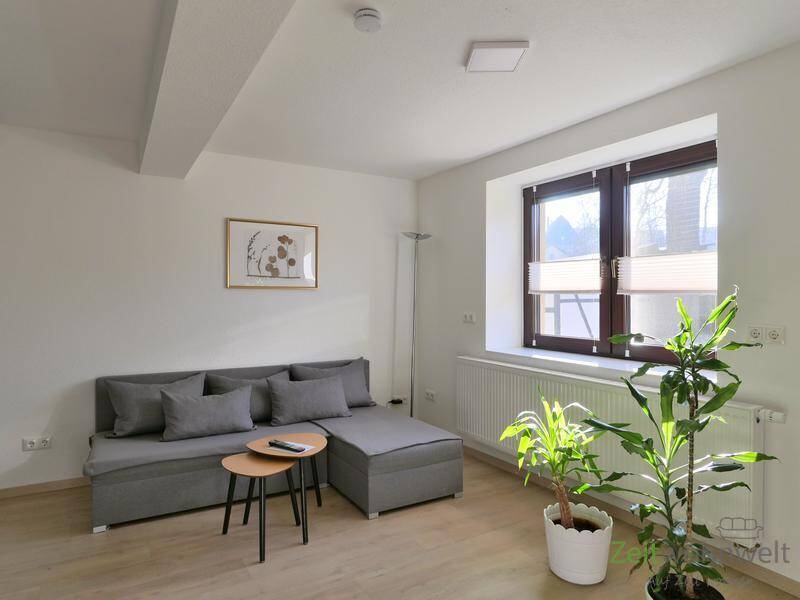 (EF1360_M) Arnstadt: Alkersleben, neu möblierte Wohnung mit eigenem Hauseingang, großer Außenbereich mit Terrasse, 99310 Alkersleben