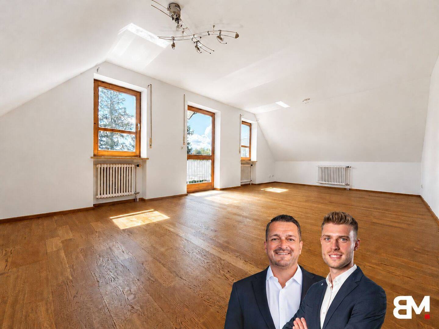 Sofort bezugsfrei: 3-Zimmer-Dachgeschosswohnung mit Balkon und weitem Blick ins Grüne, 86424 Dinkelscherben
