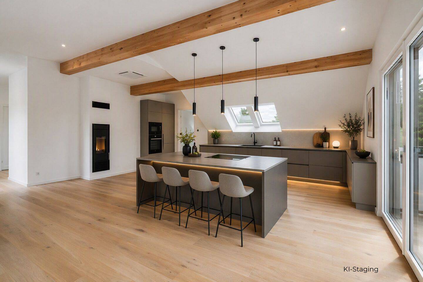 Exklusives Penthouse mit 4 Zimmern, großer Sonnenterrasse und offenem Wohnkonzept, 81739 München (Ramersdorf-Perlach)
