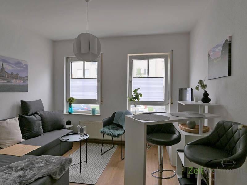 (EF1070_M) Dresden: Laubegast, preiswertes möbliertes 2-Zimmer-Apartment, TG-Stellplatz möglich, 1279 Dresden (Blasewitz Laubegast Leuben Seidnitz/Dobritz Tolkewitz/Seidnitz-Nord)