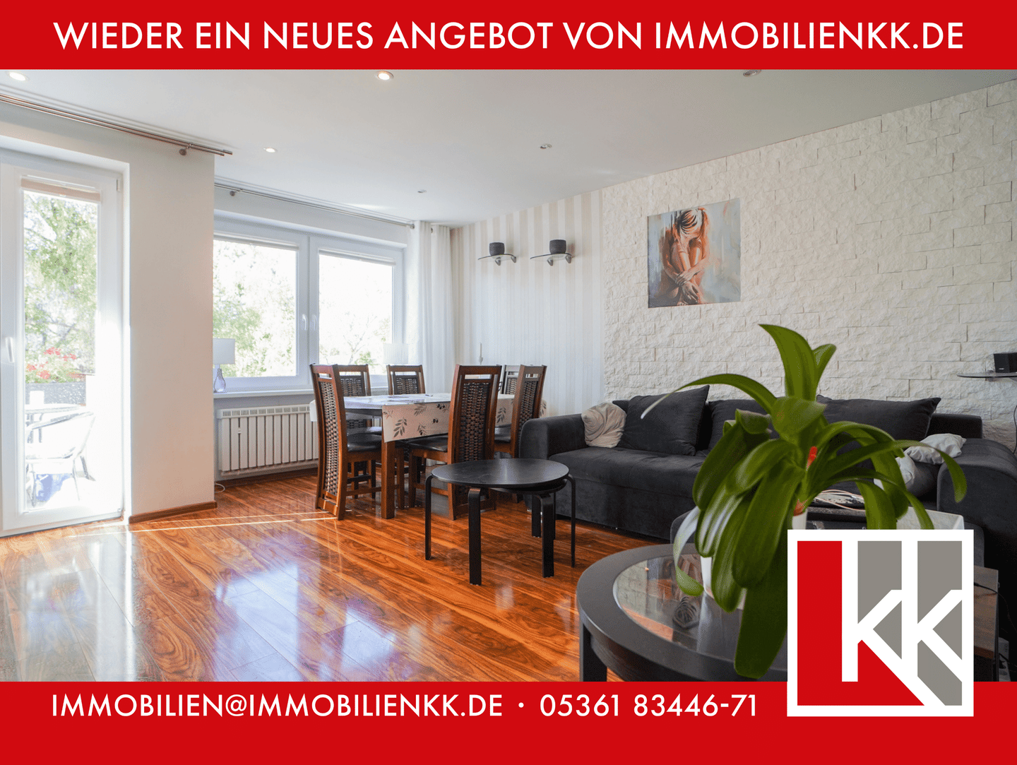 3 Zimmer, Balkon und gute Aussichten – Wohnen in Detmerode mit Stellplatz, 38444 Wolfsburg (Detmerode Hattorf Heiligendorf Rabenberg Westhagen)
