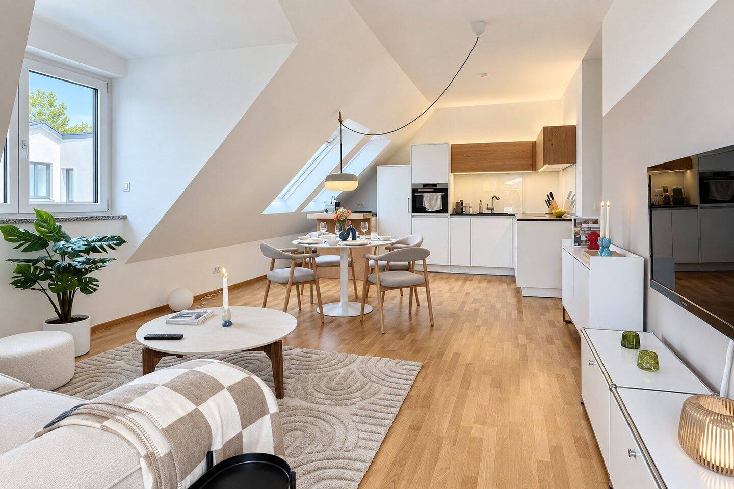 Exklusive 3-Zimmer-Wohnung, Designer Küche, 2 Bäder, A+, 81737 München (Ramersdorf-Perlach)