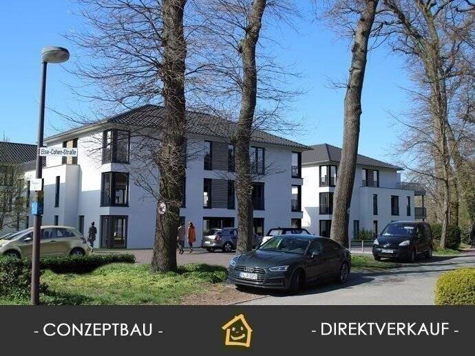 RESERVIERT: 66 Wohnungen bereits verkauft,moderne 3 – 4 Zi, 95m² Wohnung Haus 8, Whg 8, Bürgervillen Quartier Gerbertstr, KfW40, Tiefgarage, Terrasse, 49809 Lingen (Ems)