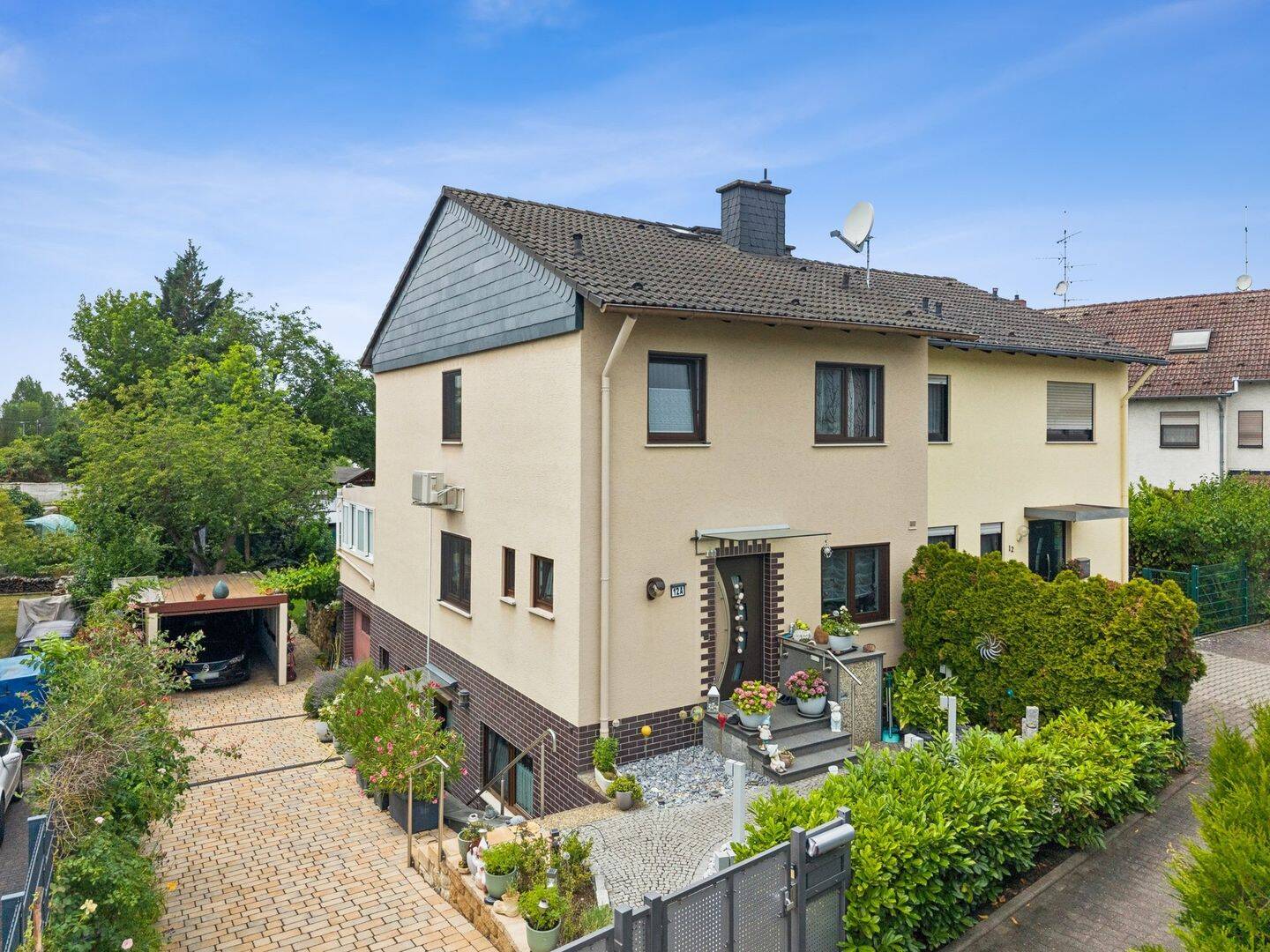 Großzügige 140 m2 Wohnfläche Doppelhaushälfte mit 400 m2 Sonnengrundstück Mainz Kostheim, 55246 Wiesbaden (Mainz-Kostheim)