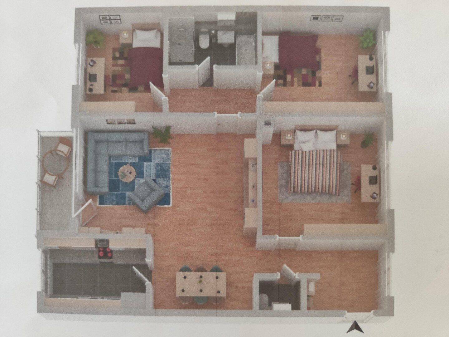 Großzügige 4-Zimmer-Wohnung mit Balkon und Tiefgaragenstellplatz in beliebter Lage von Bad Homburg, 61350 Bad Homburg v.d. Höhe