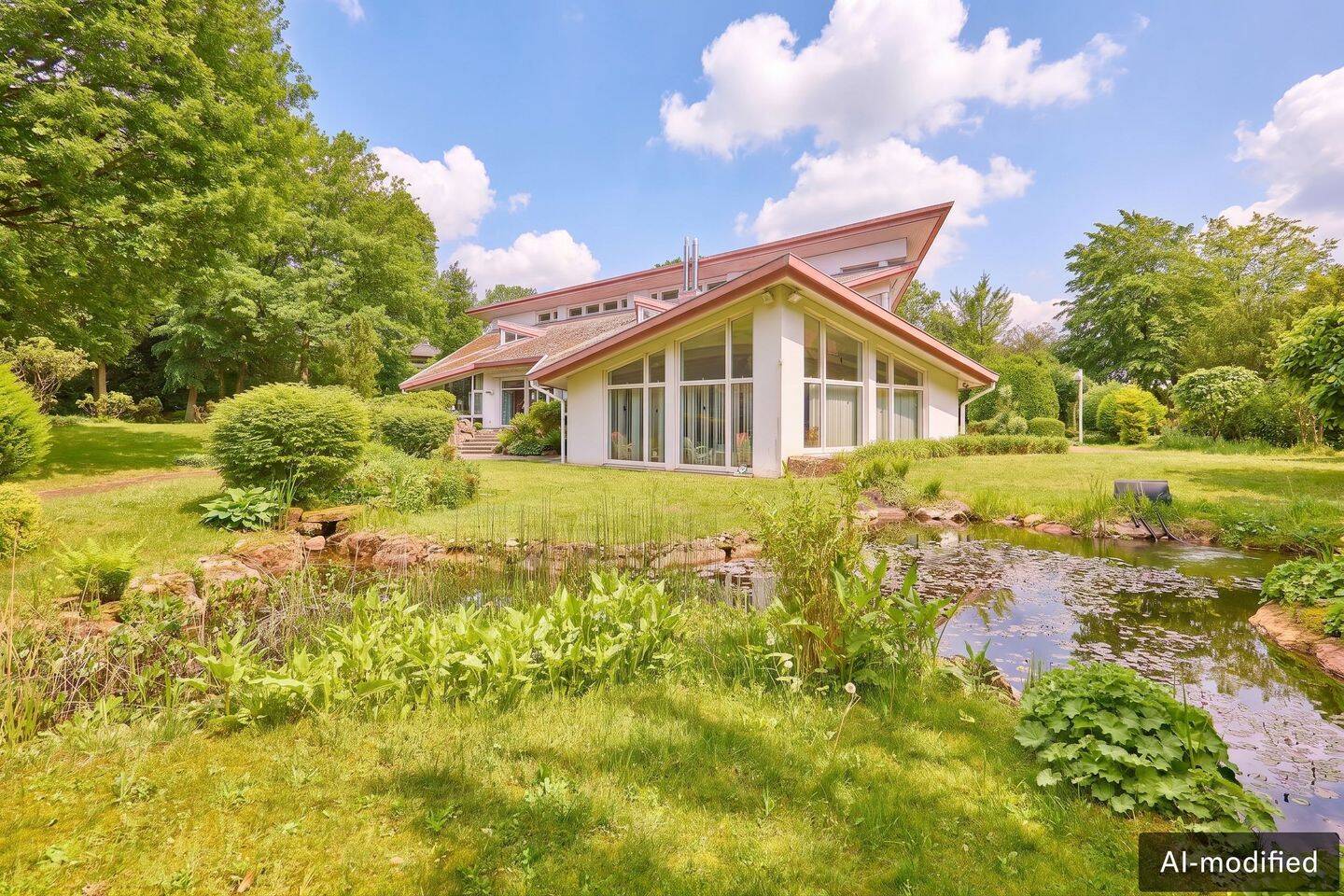 Exklusives Anwesen mit außergewöhnlicher Architektur, parkähnlichem Grundstück und besonderer Privatsphäre!, 66914 Waldmohr