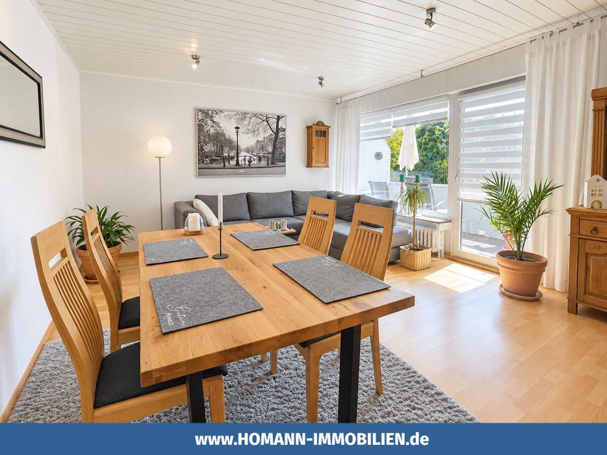Attraktive 3-Zimmer-Wohnung mit Balkon, Garage und modernisiertem Bad, 48167 Münster (Angelmodde Gremmendorf Wolbeck)