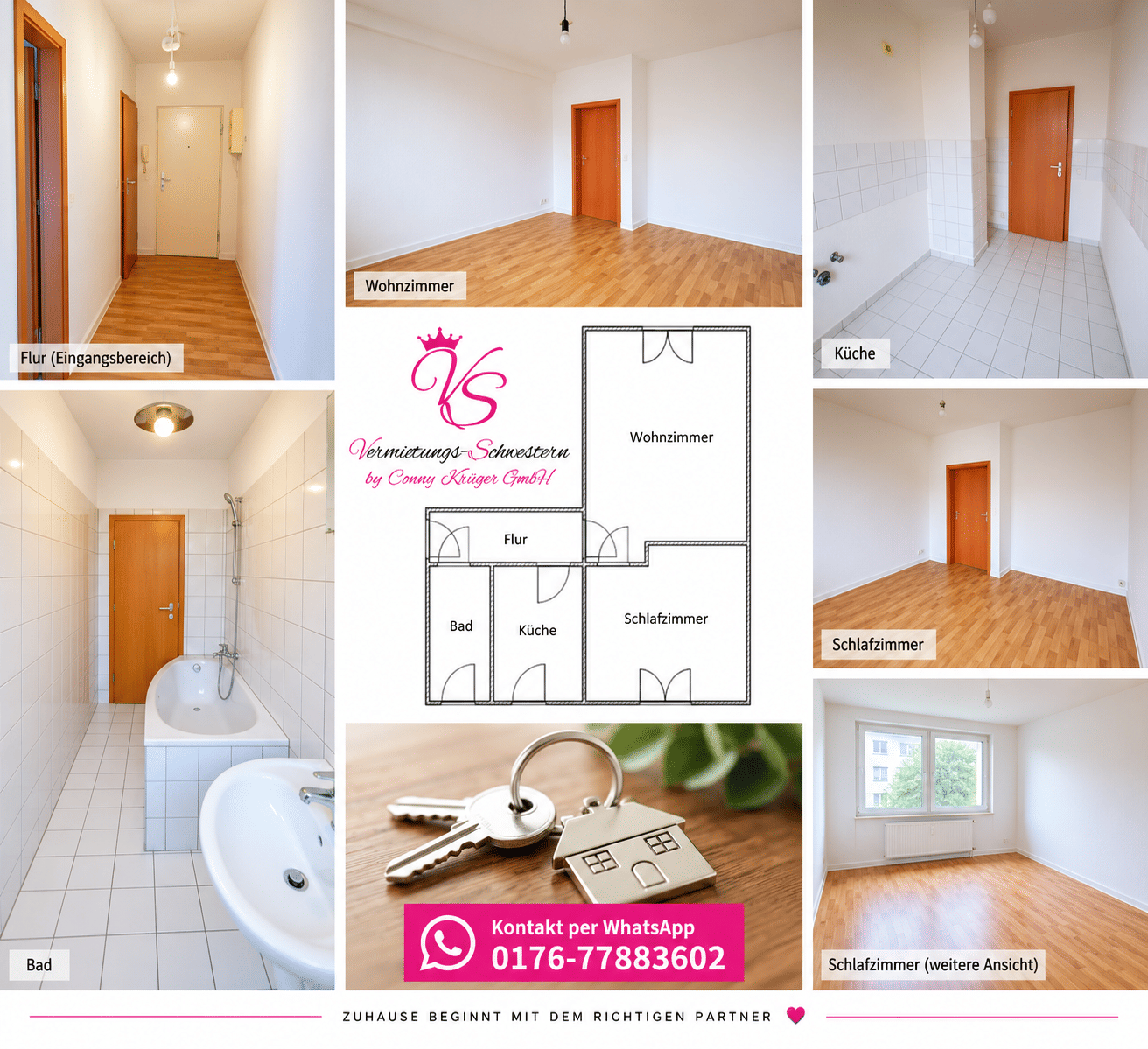 2 – Zimmer Wohnung im Osten von Chemnitz, 9127 Chemnitz