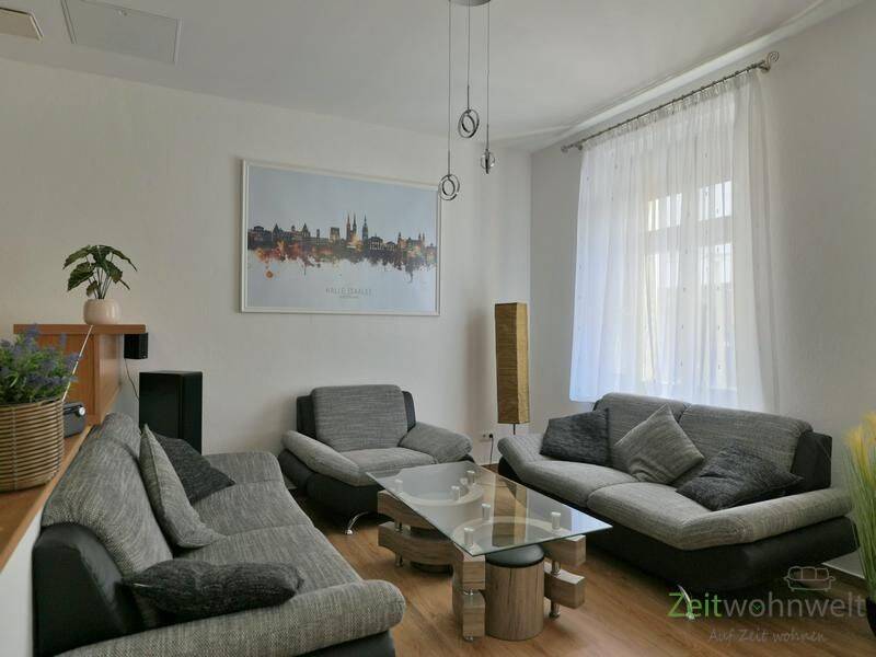 (EF1146_M) Halle: Innenstadt, kleine möblierte Wohnung mit PKW-Stellplatz und Balkon in ruhiger Seitenstraße, 6108 Halle (Saale) (Altstadt Giebichenstein Innenstadt Paulusviertel Saaleaue)