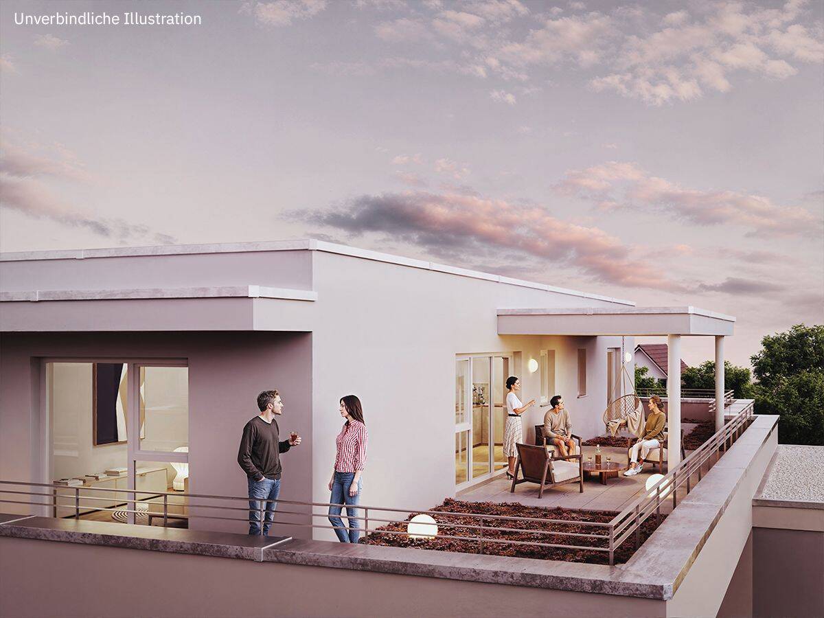 1-Zimmer-Wohnung in Winnenden »Wohnen im AltstadtQuartier Haus 3« – Gartenanteil, 71364 Winnenden
