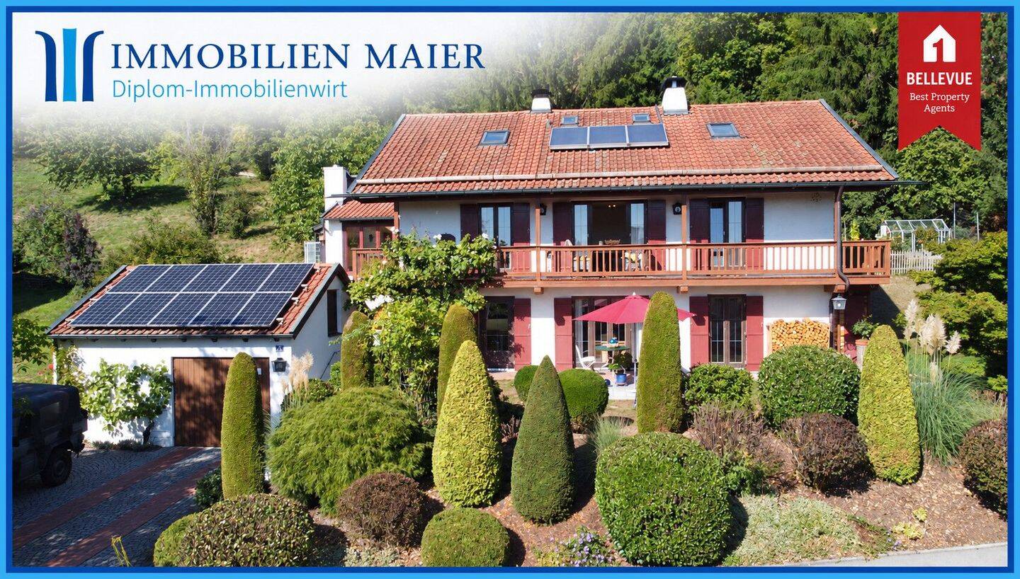 DIPL.-Immowirt MAIER !! Tolles Refugium in zentraler Lage der Kreisstadt mit Einliegerwohnung und PV, 84347 Pfarrkirchen