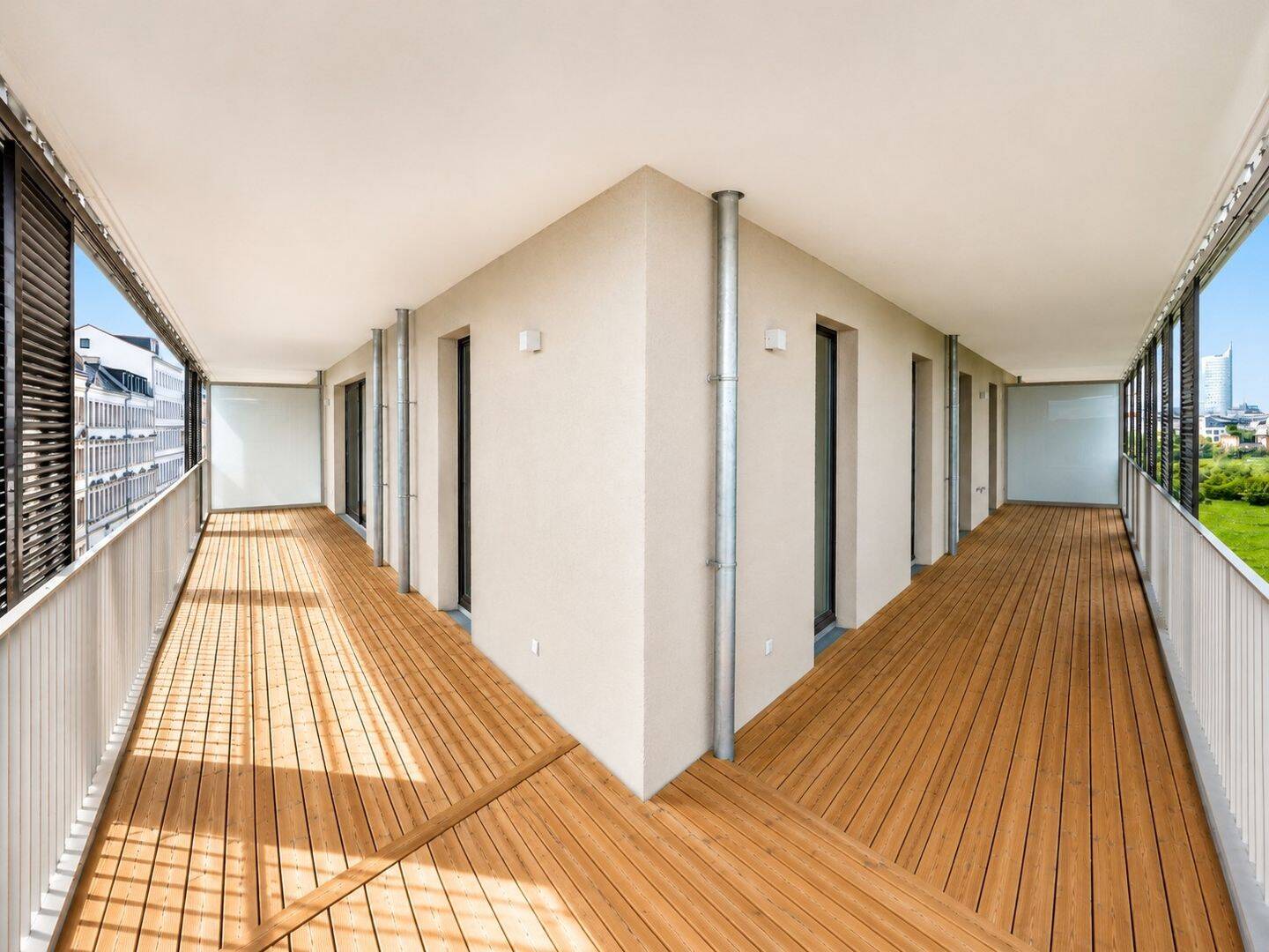 Erstbezug – Traumhaft großer umlaufenden Balkon – Stellplatz – Einbauküche auf Wunsch, 4107 Leipzig (Zentrum Zentrum-Süd)