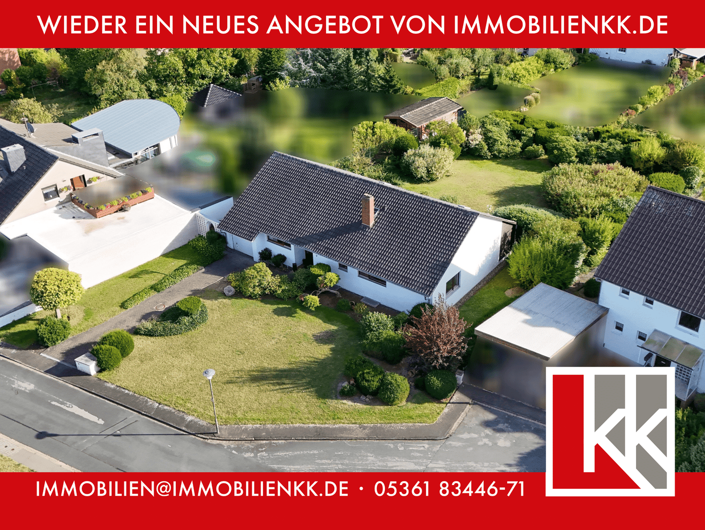 Viel Grün. Viel Platz. Alles auf einer Ebene mit 1.451 m² Eigentumsgrundstück in Mörse, 38442 Wolfsburg (Ehmen Fallersleben Mörse Sandkamp Sülfeld)