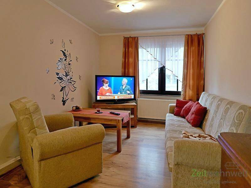 (EF0600_M) Arnstadt: Bösleben-Wüllersleben, möblierte preiswerte 3-Zimmer Wohnung, WLAN und Fullservice inklusive, 99310 Bösleben-Wüllersleben