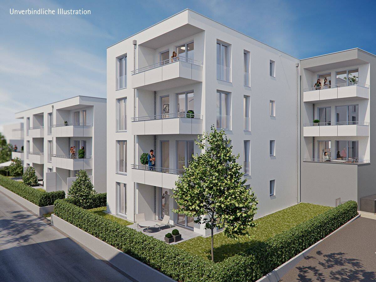 3-Zimmer-Wohnung in Fellbach »Wohnen am Bruckwiesenweg Haus 1«, 70734 Fellbach