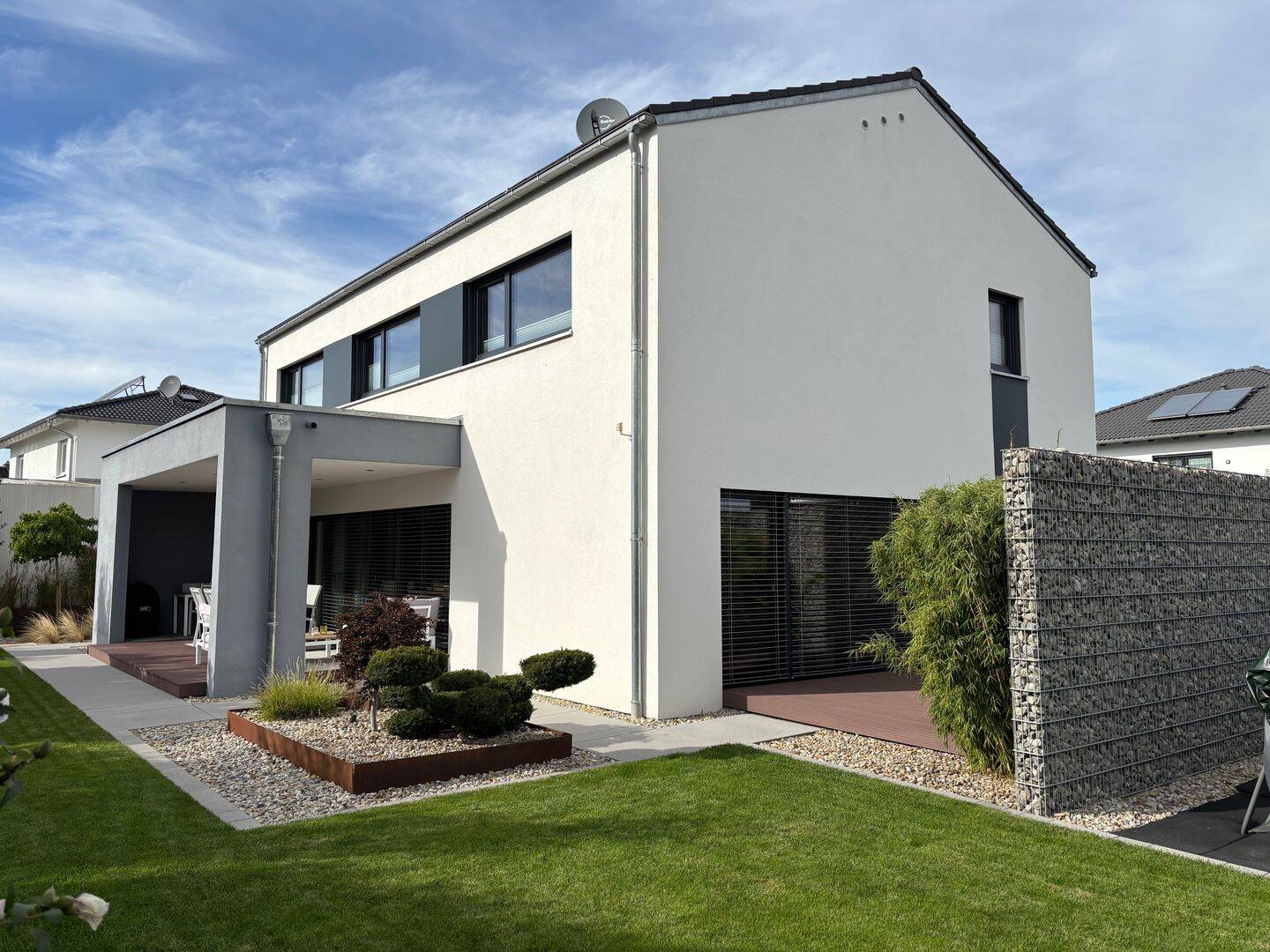 Modernes KfW-40-Effizienzhaus, ruhige Lage in Sackgasse und Designgarten – provisionsfrei!, 91732 Merkendorf