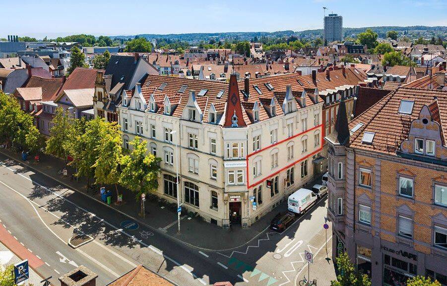 Mehr Stadt geht nicht: Großzügige 4-Zimmer-Wohnung im Herzen von Konstanz, 78462 Konstanz