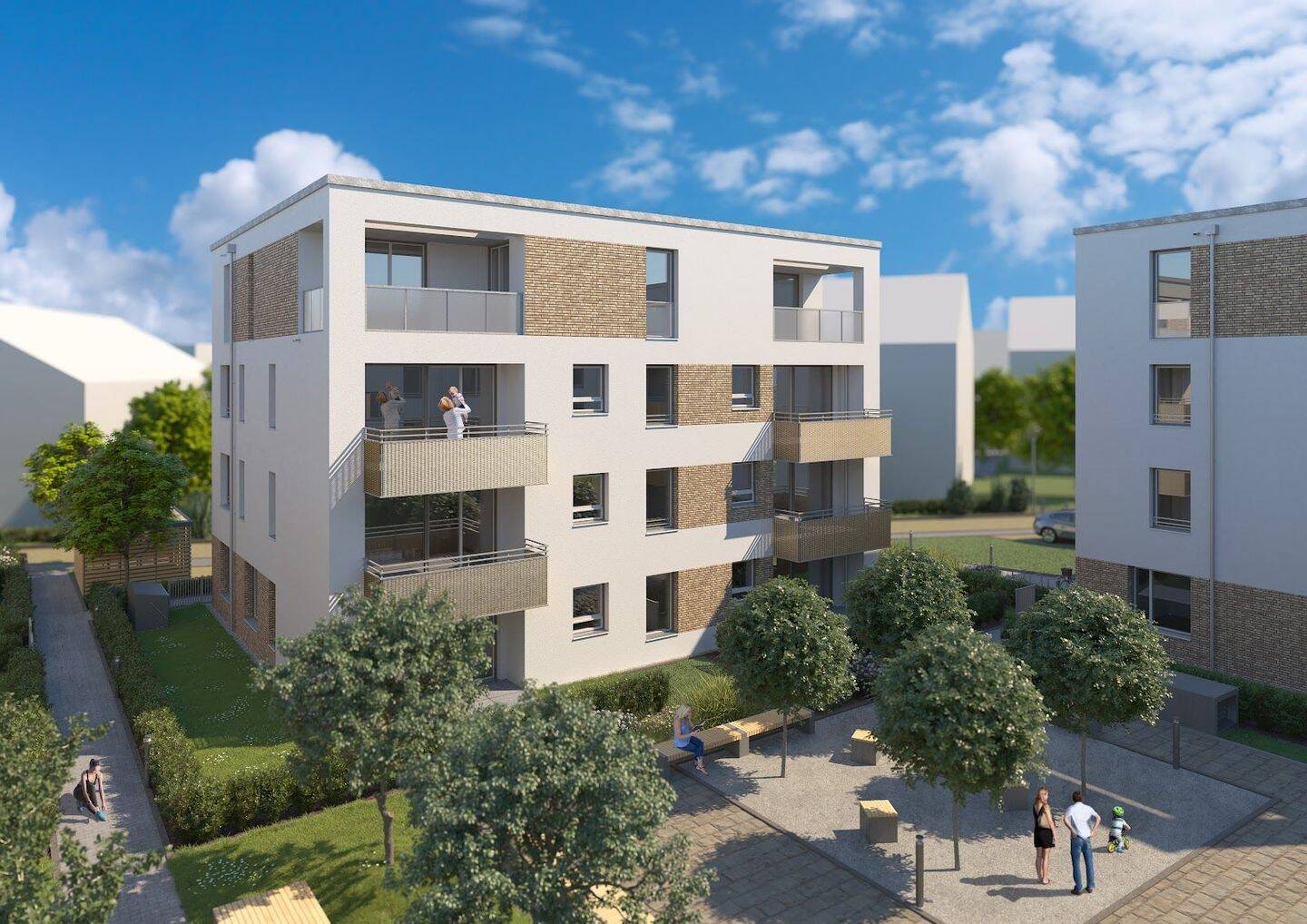Neu-Ulm, Schöne hochwertige 3- Zi. Whg mit Balkon, 89231 Neu-Ulm