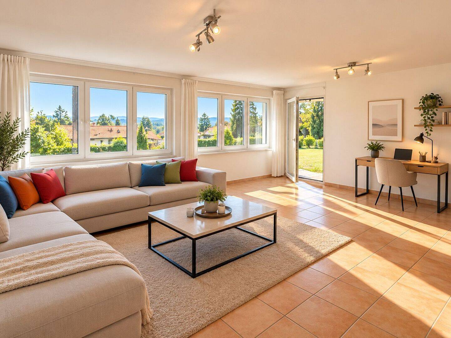 Schweizer Alpenblick & Barrierefrei: Modernisierte 2,5-Zimmer-EG-Wohnung mit gehobener Ausstattung, 79736 Rickenbach