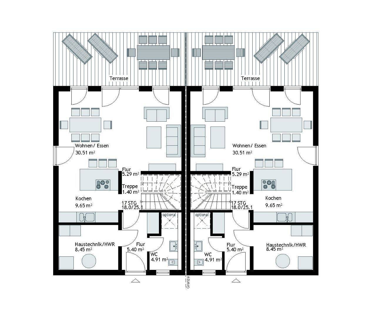 Modernes Doppelhaus in Schwarzenbruck nach Kundenwunsch, 90592 Schwarzenbruck
