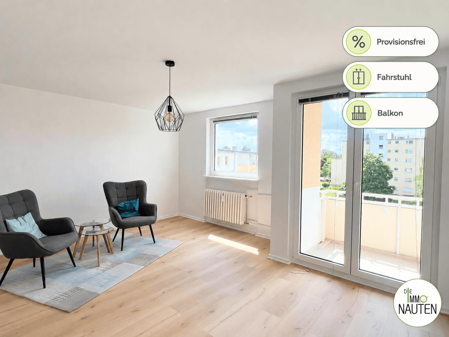 BezugsFREI + Käuferprov.FREI: 2-Zi.-Whg. mit BALKON + LIFT + neue FENSTER in SPANDAU + renoviert, 13589 Berlin (Spandau Falkenhagener Feld Hakenfelde Kolonie Sandwiesen Kolonie Waldessaum)