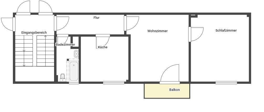 Demnächst frei! 2-Zimmer-Wohnung in Ludwigshafen am Rhein, 67061 Ludwigshafen am Rhein (Mitte Süd)