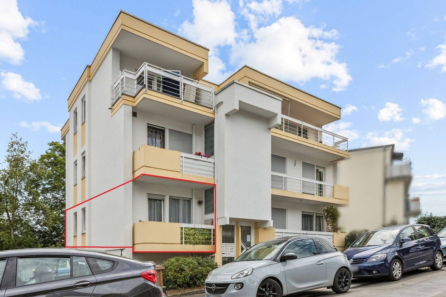 Innenstadtnah und top geschnitten: Unvermietete 2-Zimmer-Wohnung mit 2 Balkonen, 61231 Bad Nauheim