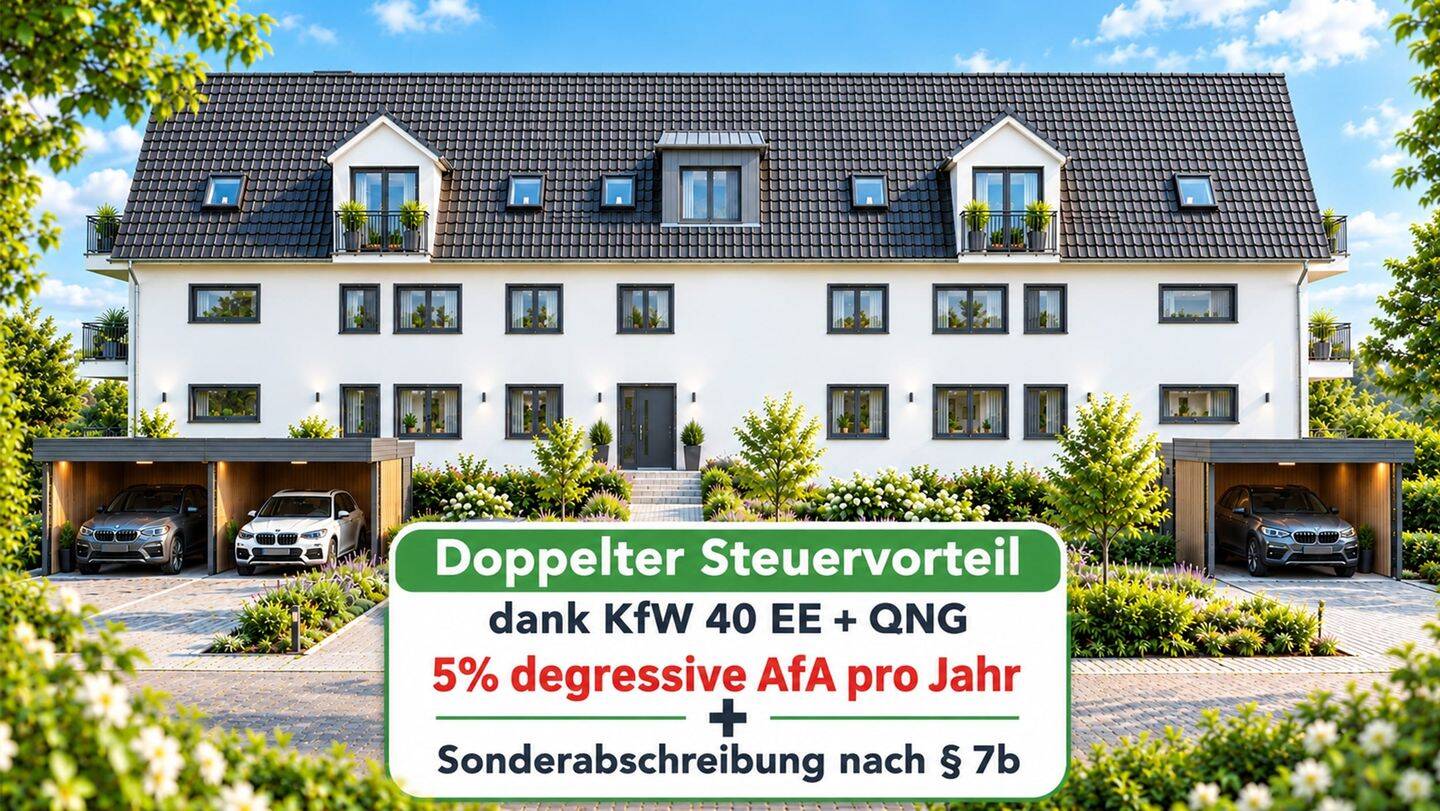 Moderne 3-Zimmer-Eigentumswohnung mit ca. 90 m² Wfl., riesigem Südbalkon, Carport & Stellplatz, 85399 Hallbergmoos