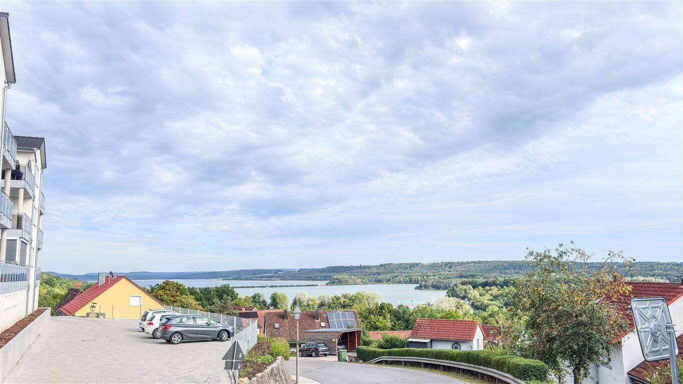 PANORAMABLICK über den Brombachsee EXKLUSIVE NEUBAUWOHNUNG VOLL MÖBLIERT, BARRIEREFREI, Tiefgarage, Wallbox, 91720 Absberg