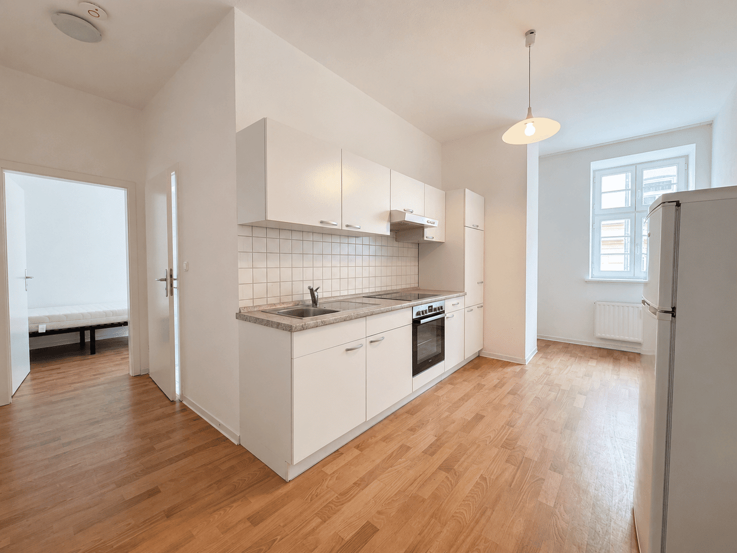 Seniorengerechtes Wohnen in Wismar: 1-Zimmer-Wohnung mit Aufzug und Gartenmitbenutzung, 23966 Wismar