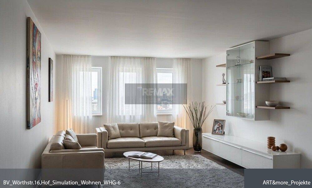Kernsanierte 3,5 Zimmer Wohnung mit Logia im 3. OG, 95028 Hof (Haidt Innenstadt Jägersruh Leimitz)