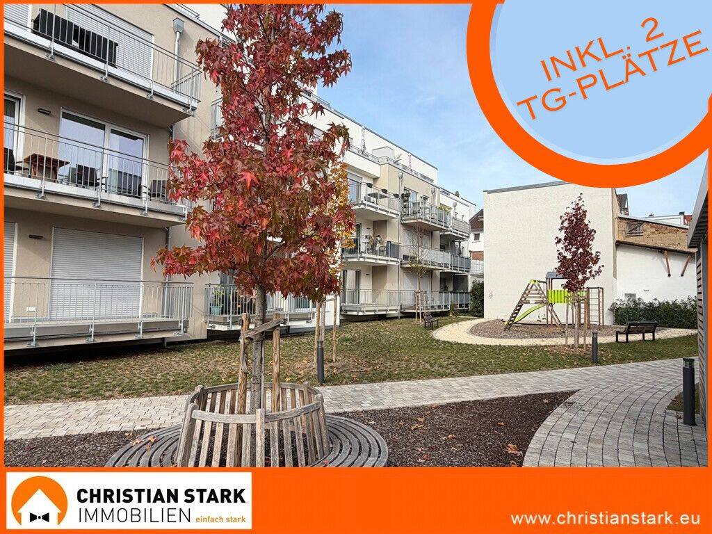 Glückskauf: provisionsfreie 3 Zimmer-Neubau-Wohnung, in ruhiger City-Lage von KH,  mit 2 TG-Plätzen!, 55543 Bad Kreuznach