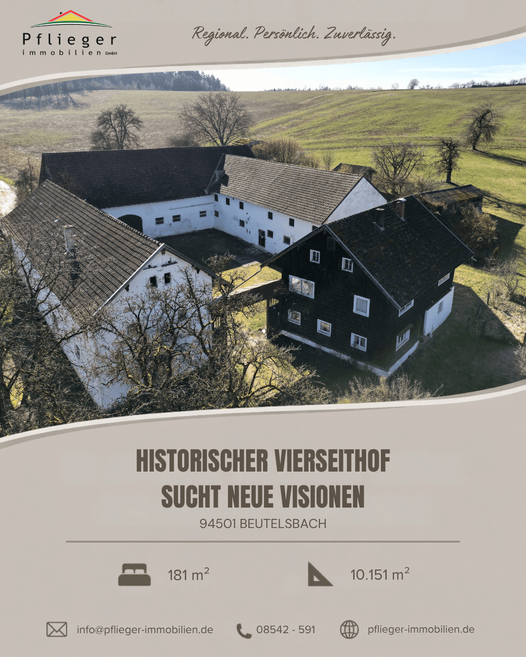 Historischer Vierseithof sucht neue Visionen, 94501 Beutelsbach