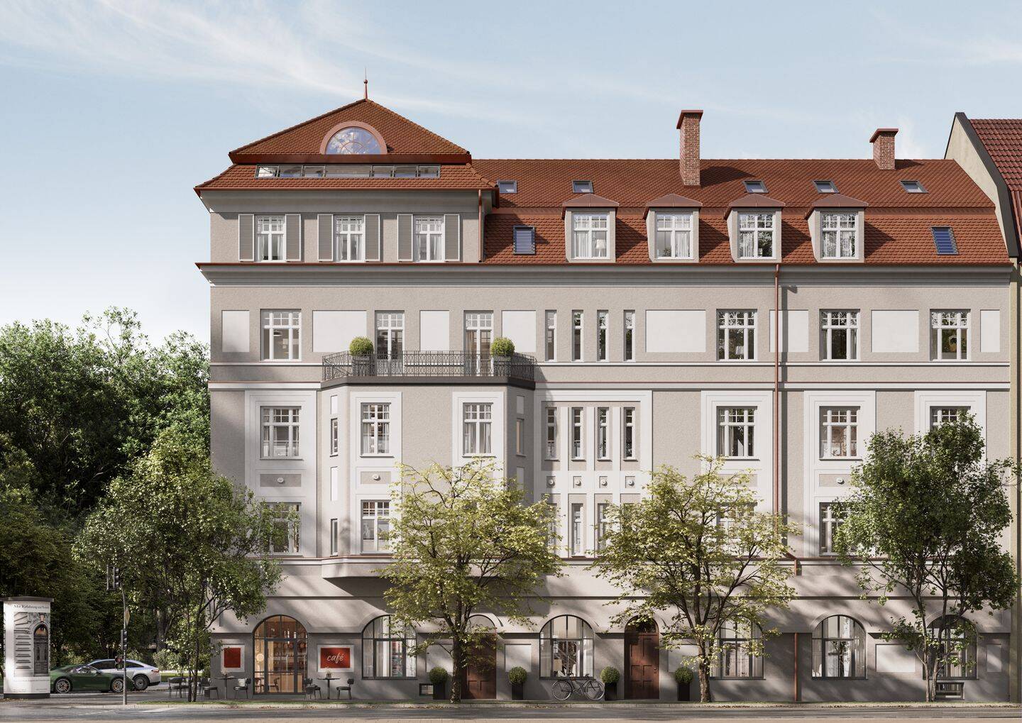 Repräsentative Altbauwohnung mit weiten Sichtachsen, 80636 München (Maxvorstadt Neuhausen-Nymphenburg)