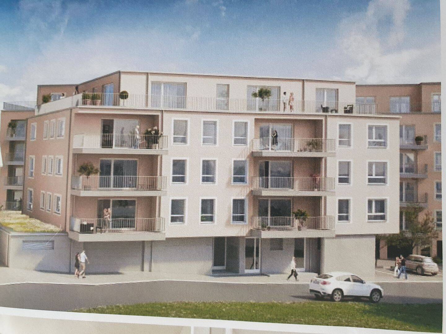 Neubau 2-Zimmerwohnung mit Balkon und Einbauküche in Kaiserslautern, 67655 Kaiserslautern (Innenstadt)