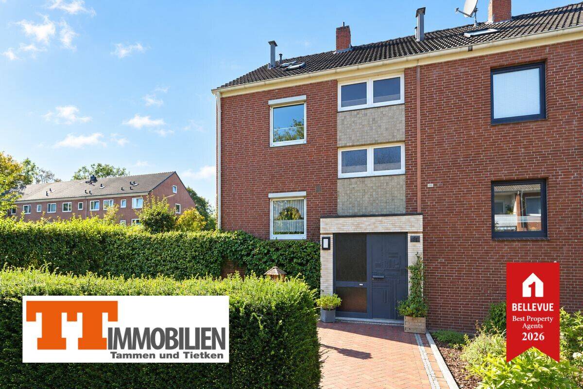 TT: Großzügig wohnen in Siebethsburg – gepflegtes Reihenendhaus mit Garten, Terrasse und Balkon!, 26386 Wilhelmshaven