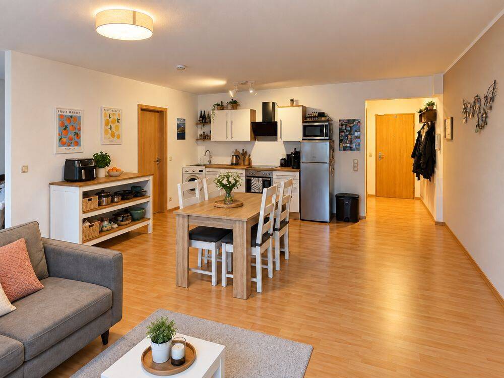 1-Zimmer-Souterrain-Wohnung in Bottrop-Boy mit Terrasse, Einbauküche & optionaler Garage, 46240 Bottrop (Boy Eigen)