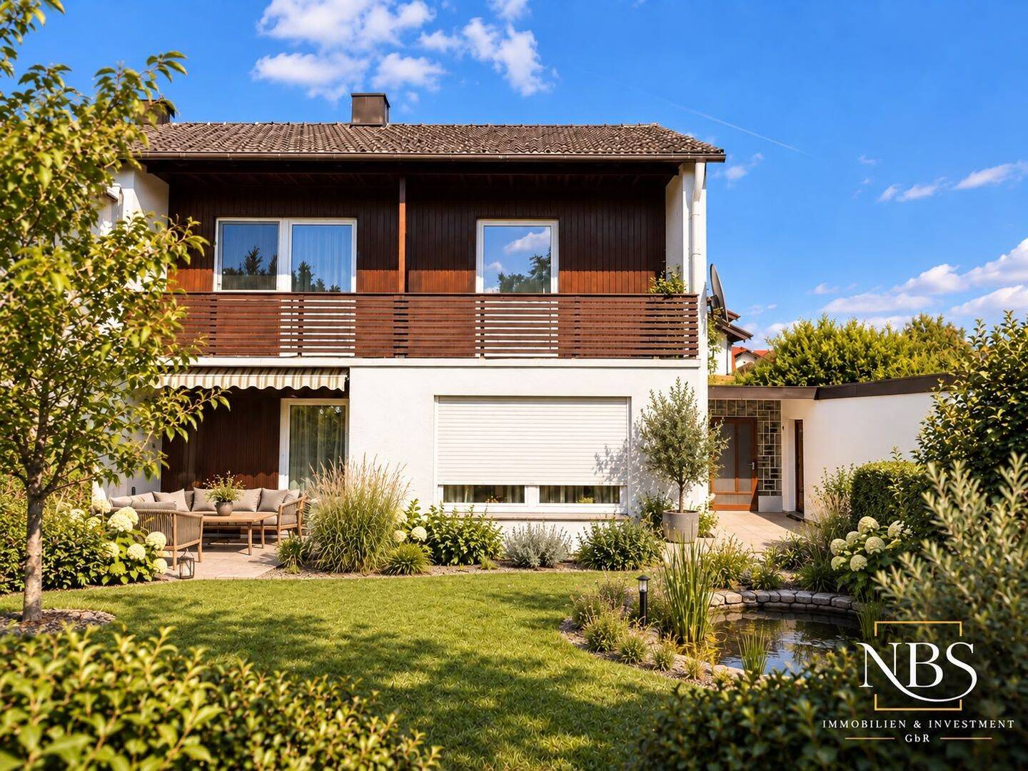 Doppelhaushälfte in Burgkirchen | 120 m², 540 m² Grundstück, Garten, Wintergarten, Sauna & Garage, 84508 Burgkirchen a.d. Alz