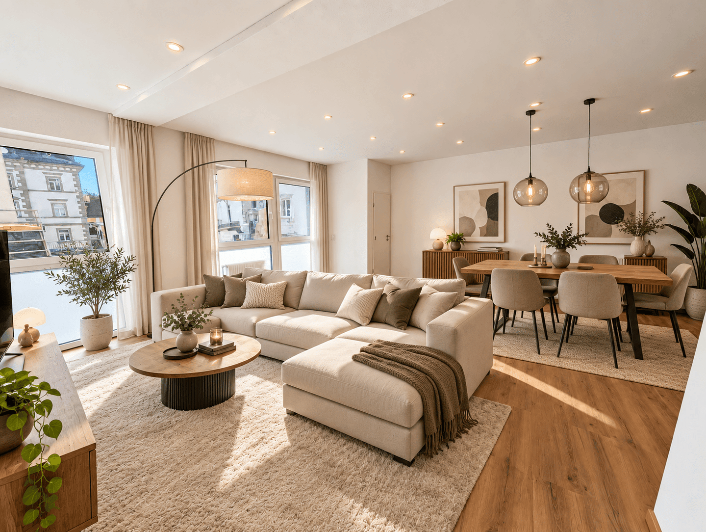 Individuell geschnittene 3-Zimmer-Wohnung mit vielseitigem Wohnkonzept, 88239 Wangen im Allgäu