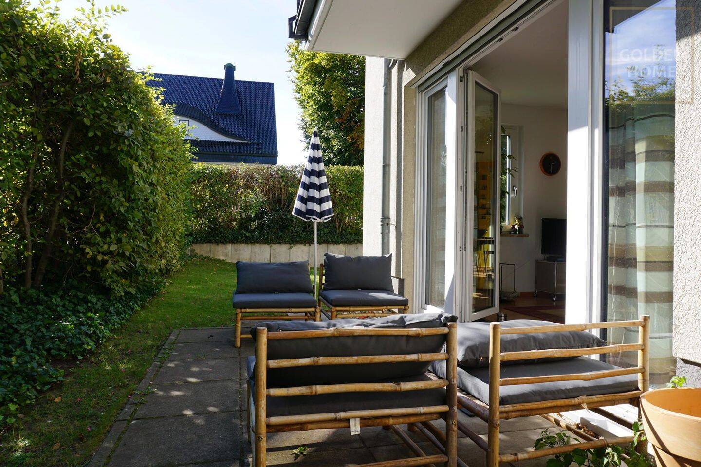 Ihr privates Paradies: Erdgeschosswohnung mit Garten und Terrassen in kleiner Wohnanlage, 12247 Berlin (Steglitz-Zehlendorf Lankwitz Steglitz)