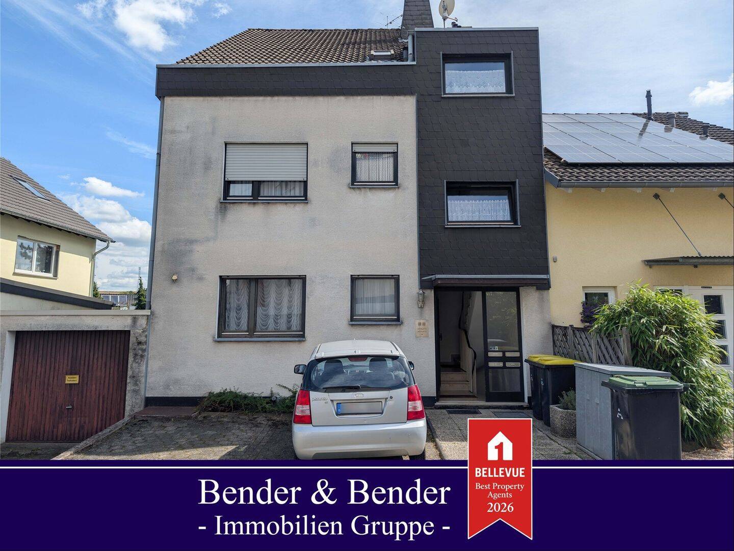 Gut geschnittene 3-Zimmer-Wohnung mit großem Wohnzimmer, Balkon und Garage in ruhigem 4-Parteienhaus, 53639 Königswinter