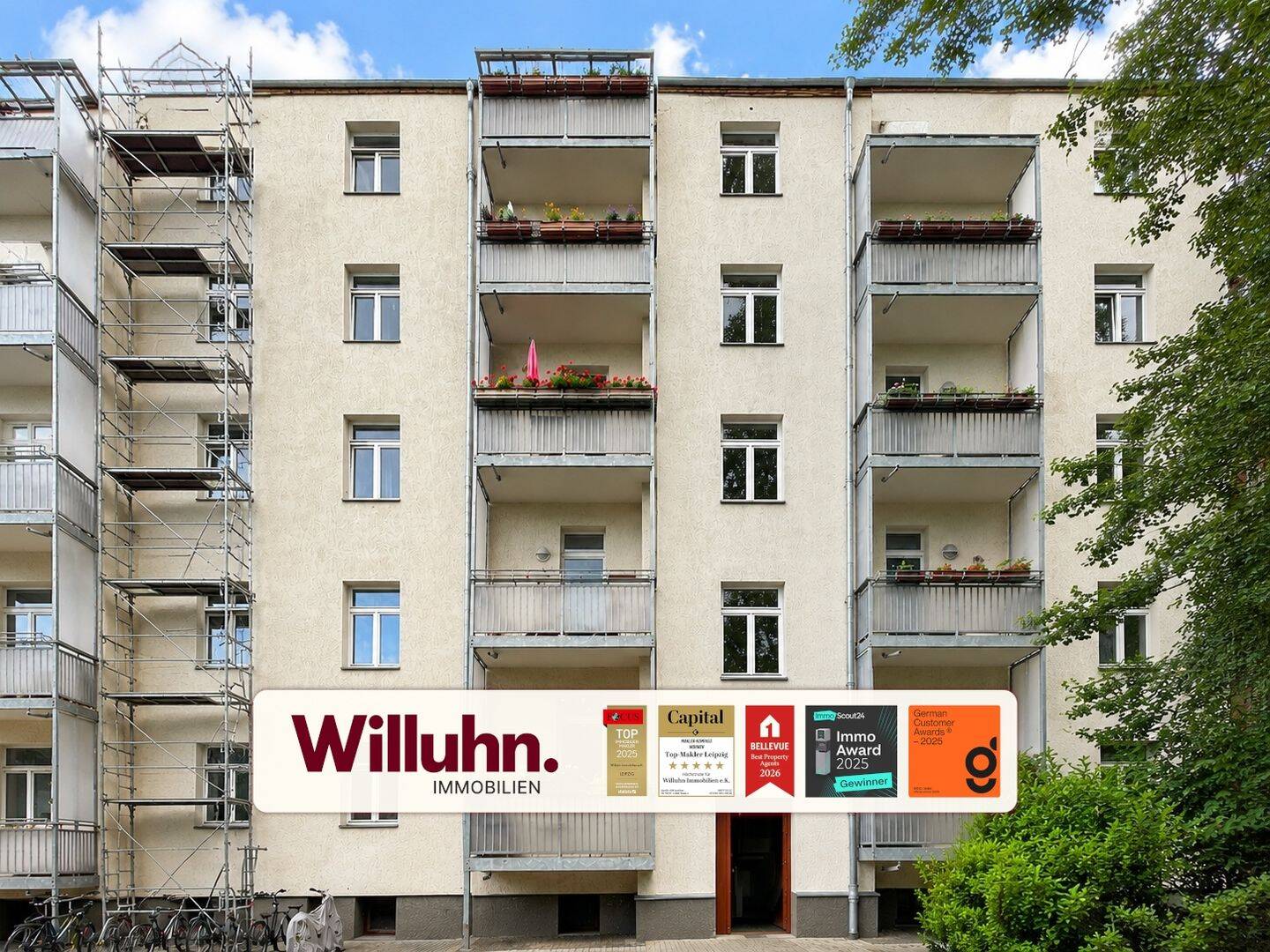 Wohnen in Gohlis-Süd – Balkon & Tageslichtbad mit Wanne, 4155 Leipzig (Gohlis-Mitte Gohlis-Süd)