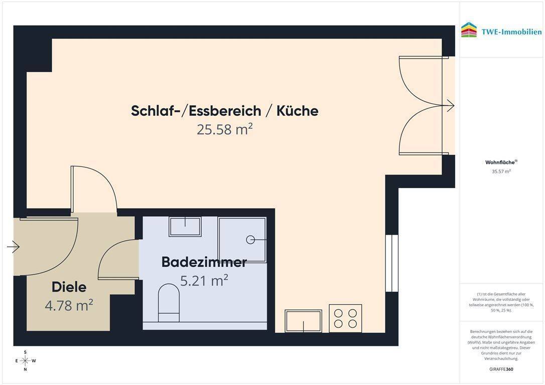 *Kompakt geplant, vielseitig nutzbar*, 76149 Karlsruhe (Neureut Nordstadt)