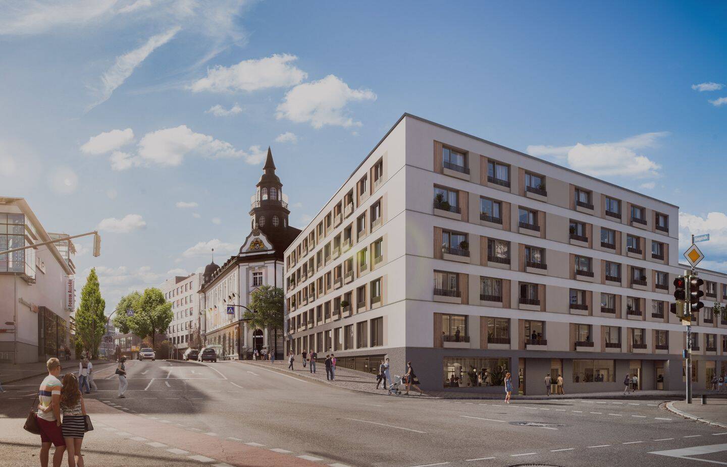 Erstbezug im KAMPEO: Sonniges 1-Zimmer-Apartment mit Südausrichtung im Herzen von Kempten, 87435 Kempten (Allgäu) (Adelharz Eich Kempten Rothkreuz Steufzgen)